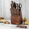 Chicago Cutlery   Precision Cut 15-Piece Knife Block Set - Walnut